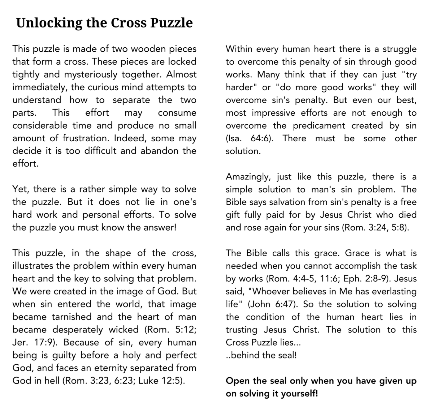 Cross Puzzle