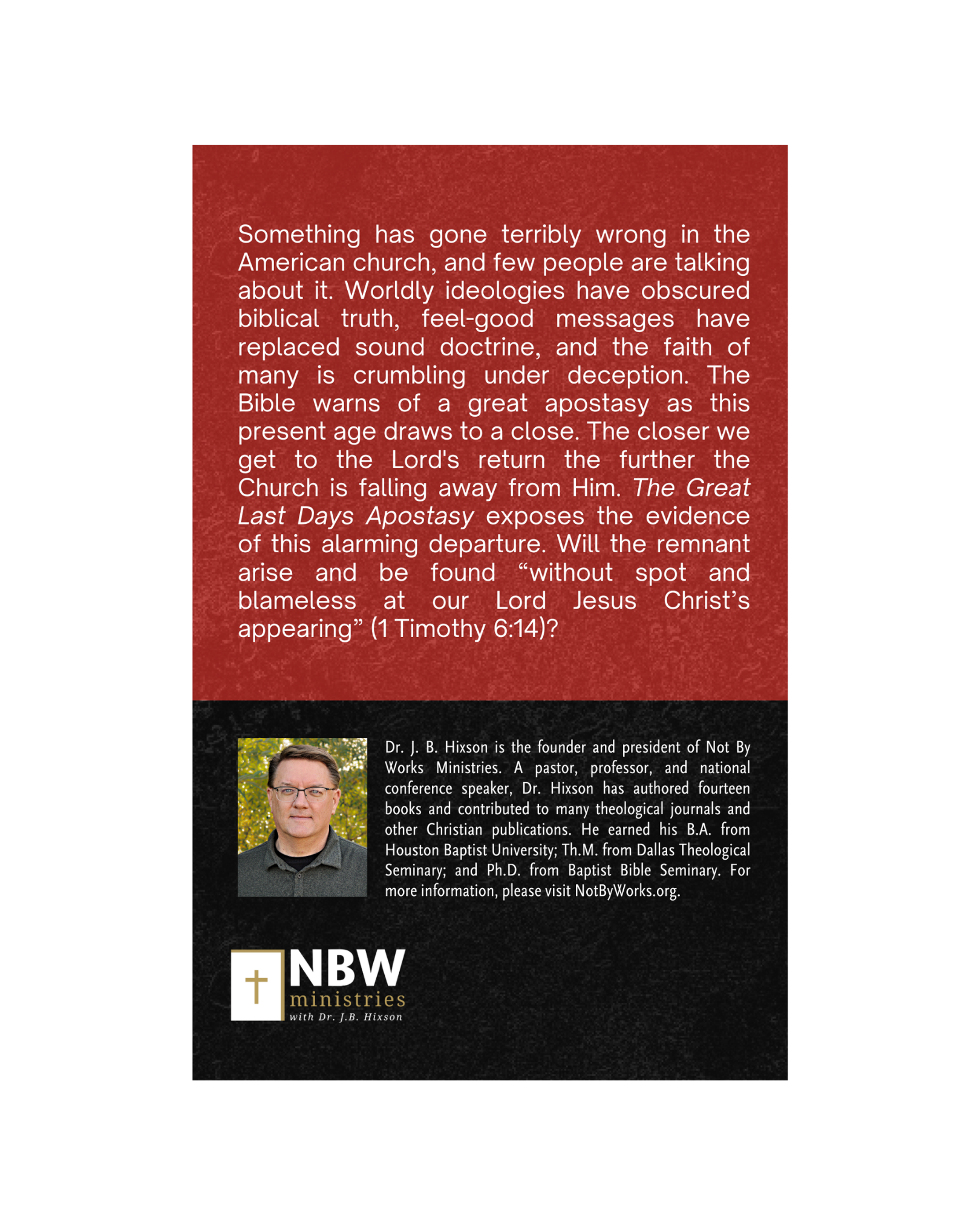 The Great Last Days Apostasy