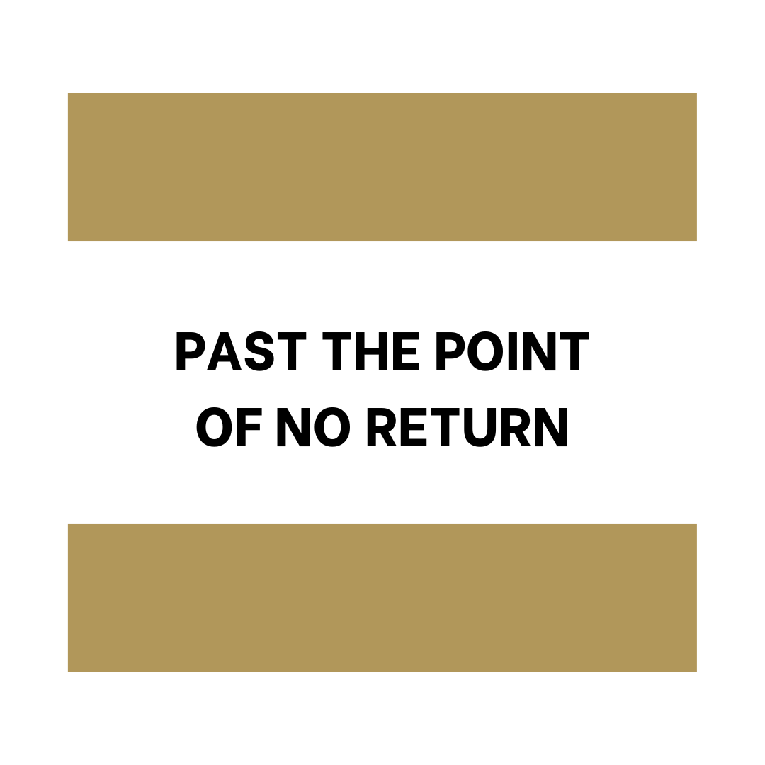 Past the Point of No Return (Hebrews 6:1-12)