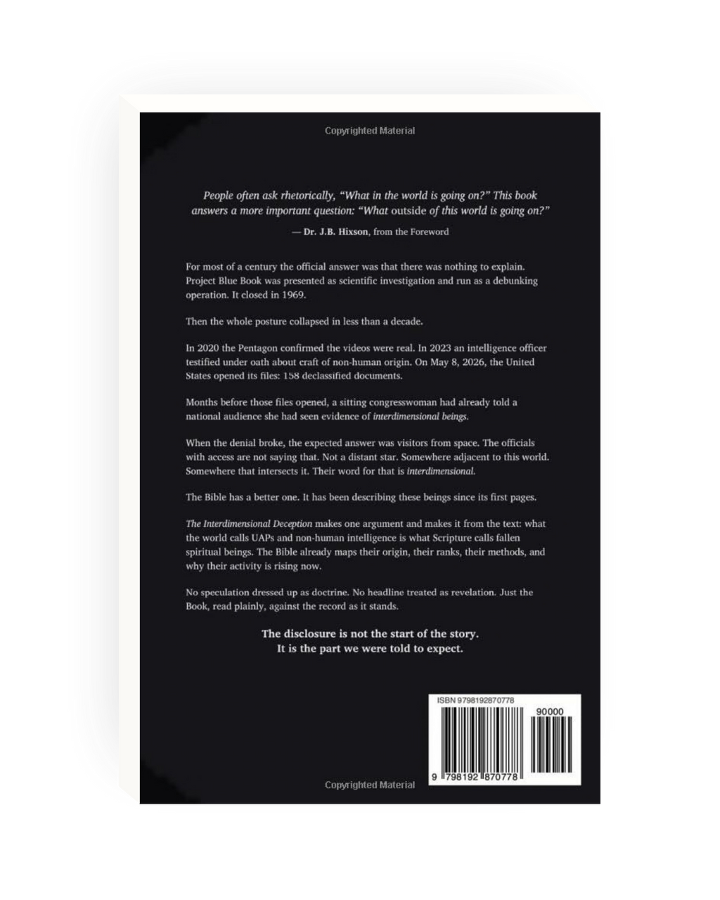 The Interdimensional Deception: What the Bible Knew Before the Disclosure